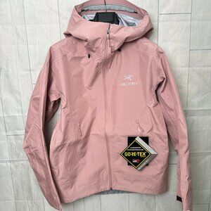 Arc'teryx Beta LT Jacket Women’s Small Pink Gore-Tex Waterproof Shell NWT
